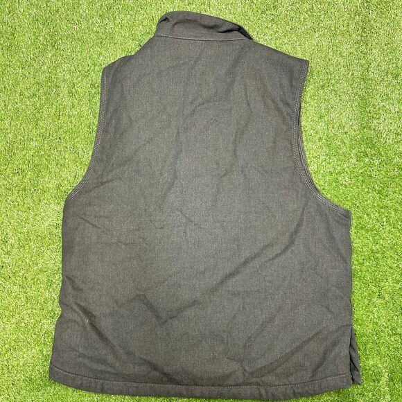 Ridgecut Men's Quilted Fleece-Lined Super-Duty Sanded Duck Vest, Grey L - Picture 7 of 7